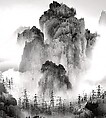 View of Tide, Yang Yongliang (Chinese, born 1980), Inkjet print, China